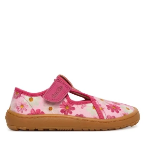 Obrázek produktu Bačkory Froddo Barefoot Canvas T-Bar G1700439-4 S Růžová