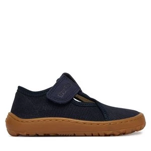 Obrázek produktu Bačkory Froddo Barefoot Canvas T-Bar G1700439 M Tmavomodrá