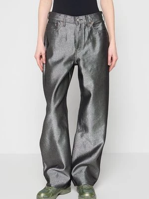 Obrázek produktu Baggy džíny Abercrombie & Fitch stříbrná barva
