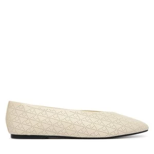 Obrázek produktu Baleríny Calvin Klein Square Ballerina Aop Lth HW0HW02936 Béžová