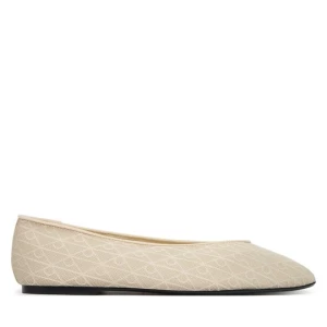 Obrázek produktu Baleríny Calvin Klein Square Ballerina Aop Mesh HW0HW02937 Écru Krémová