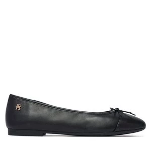 Obrázek produktu Baleríny Tommy Hilfiger Hilfiger Smooth Lthr Ballet FW0FW09241 Černá