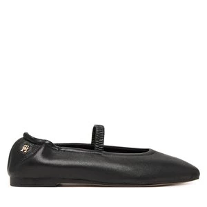 Obrázek produktu Baleríny Tommy Hilfiger Soft Leather Ellastic Ballerina FW0FW09245 Černá