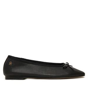 Obrázek produktu Baleríny Tommy Hilfiger Soft Leather FW0FW08355 Černá