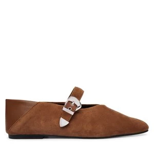 Obrázek produktu Baleríny Tommy Jeans Tjw Ballerina Suede EN0EN03067 Hnědá