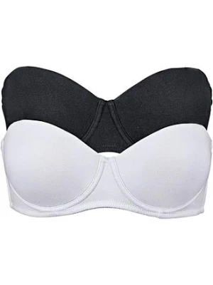Obrázek produktu Balkonetová podprsenka s multifunkčními ramínky (2 ks v balení) BonPrix