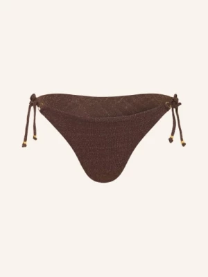 Obrázek produktu Banana Moon Triangulární Bikiny Lina Lightglitter S Třpytivou Přízí tmavě hnědá
