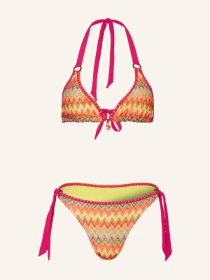 Obrázek produktu Banana Moon Trojúhelníkové Bikiny Atoa Likosima oranžová / růžová / zelená