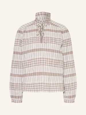 Obrázek produktu Barbour Blůza S Volánky hnědá / krémová