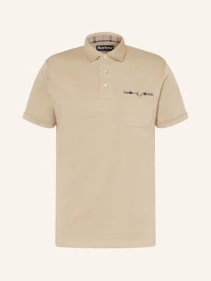 Obrázek produktu Barbour Jerseyové Polo Tričko Prem velbloudí / šedá / černá