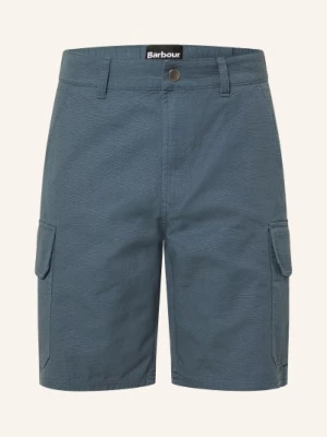 Obrázek produktu Barbour Kargo Šortky Draftmen Relaxed Fit petrolejová