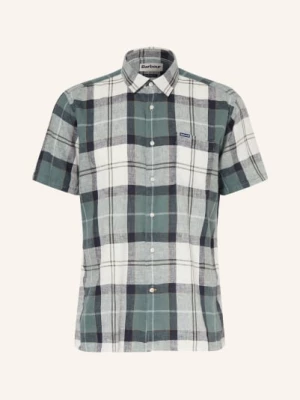 Obrázek produktu Barbour Košile S Krátkým Rukávem Croft Relaxed Fit S Lnem petrolejová / světle šedá / tmavě modrá