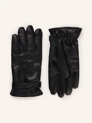Obrázek produktu Barbour Kožené Rukavice černá