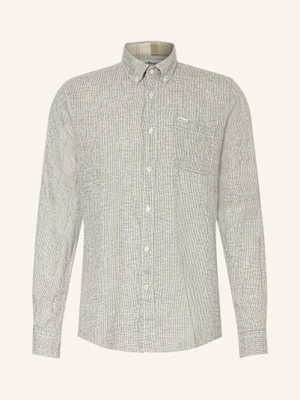 Obrázek produktu Barbour Lněná Košile Linton Tailored Fit bílá / olivová