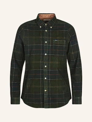 Obrázek produktu Barbour Manšestrová Košile Blair Tailored Fit tmavě zelená / tmavě žlutá