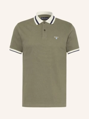 Obrázek produktu Barbour Piqué Polokošile Anthorn khaki / krémová