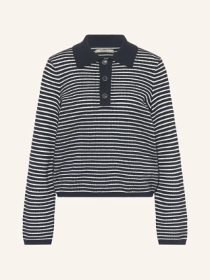 Obrázek produktu Barbour Pletené Polo Tričko Inez tmavě modrá / bílá