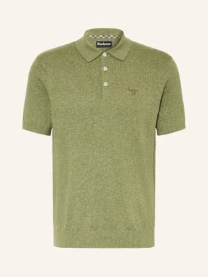 Obrázek produktu Barbour Pletené Polo Tričko Muston S Lnem světle zelená