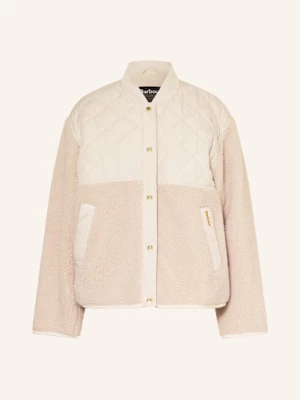 Obrázek produktu Barbour Plyšová Bunda Wetherby Ze Směsi Materiálů krémová