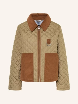 Obrázek produktu Barbour Prošívaná Bunda Aylesby olivová / koňaková