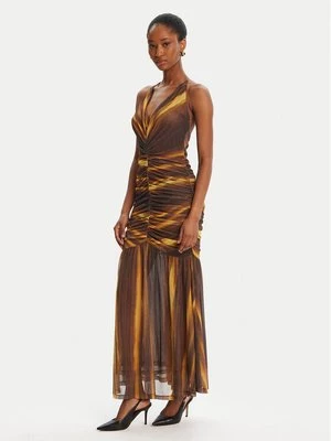 Obrázek produktu Bardot Koktejlové šaty Aries Mesh Maxi 59999DB Hnědá Slim Fit