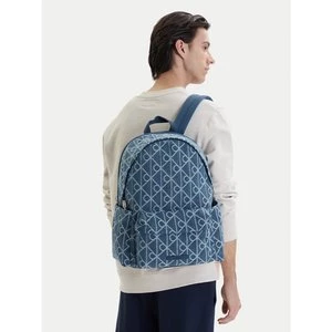 Obrázek produktu Batoh Calvin Klein Emblem Aop Denim Round Backpack LV04D3429G Modrá