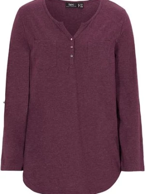 Obrázek produktu Bavlněné tričko Henley s knoflíkovou légou BonPrix