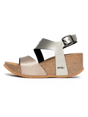 Obrázek produktu Bayton Sandály 'Ibiza'  světle hnědá / černá / stříbrná