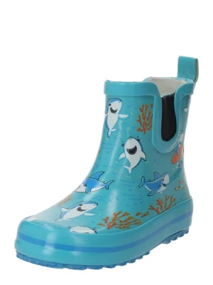 Obrázek produktu BECK Gumové holínky 'Little Sharks'  modrá / azurová / rezavě hnědá / světle šedá
