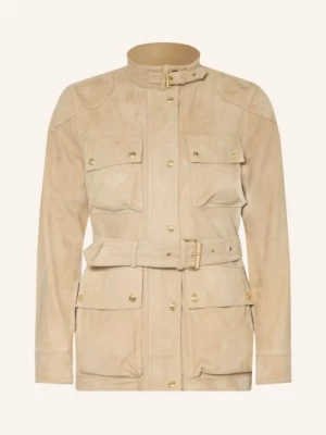 Obrázek produktu Belstaff Kožená Bunda Trailmaster Panther béžová / zlatá