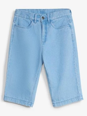 Obrázek produktu Bermudy jeansowe z regulowanym pasem, loose fit bonprix