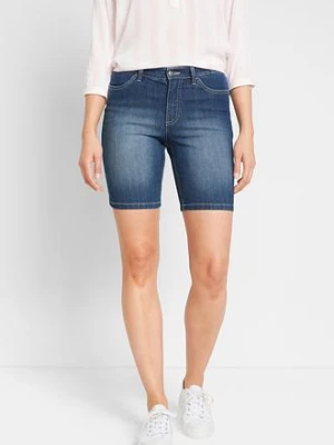 Obrázek produktu Bermudy jeansowe ze średnim stanem bonprix