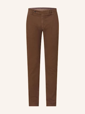 Obrázek produktu Berwich Chino Kalhoty Morello Slim Fit tmavě hnědá