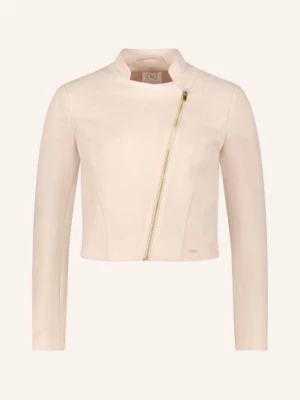 Obrázek produktu Betty&Co Cropped Bunda V Koženém Vzhledu béžová