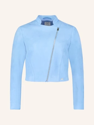 Obrázek produktu Betty&Co Cropped Bunda V Koženém Vzhledu tmavě modrá