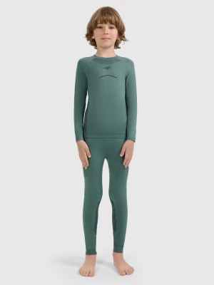 Obrázek produktu Bezešvé termoakční prádlo komplet chlapecké - olivová/khaki 4F