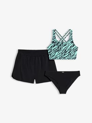 Obrázek produktu Bikini + szorty (komplet 3-cz.) bonprix