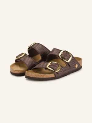 Obrázek produktu Birkenstock Pantofle Arizona Big Buckle Raffia hnědá / tmavě hnědá