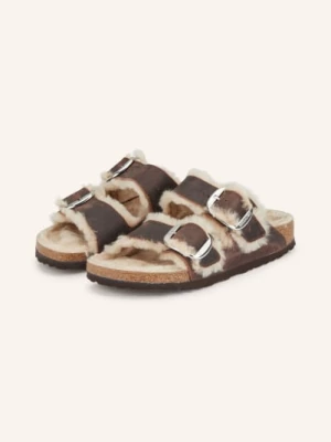 Obrázek produktu Birkenstock Pantofle Arizona Big Buckle tmavě hnědá / béžová