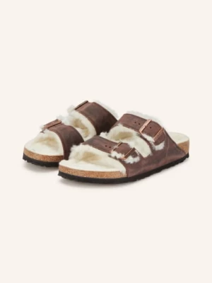 Obrázek produktu Birkenstock Pantofle Arizona tmavě hnědá / režná