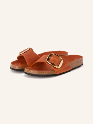 Obrázek produktu Birkenstock Pantofle Madrid Big Buckle tmavě oranžová / zlatá