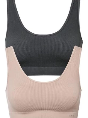 Obrázek produktu Biustonosz bezszwowy bustier  Feel Comfort w prążek (2 szt.) bonprix