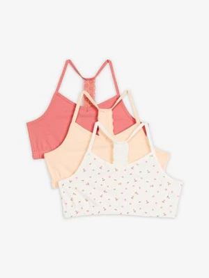 Obrázek produktu Biustonosz bustier z miękką bawełną i koronką (3 szt.) bonprix