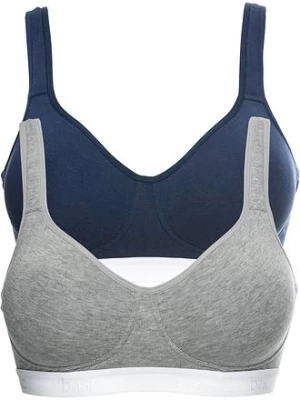Obrázek produktu Biustonosz pod T-shirt bez fiszbinów z bawełną organiczną (2 szt.) bonprix