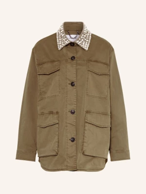 Obrázek produktu Blonde No.8 Bunda Fieldjacket S Ozdobnými Perličkami khaki