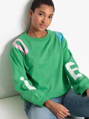 Obrázek produktu Bluza oversize z miękkiej mieszanki z bawełną bonprix
