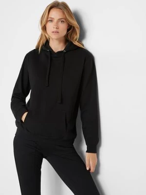 Obrázek produktu Bluza z kapturem, z miękkiego materiału frotte bonprix