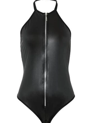Obrázek produktu Body ze stringami ouvert z materiału z efektem wetlook bonprix
