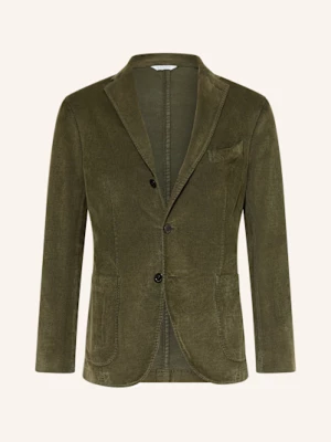 Obrázek produktu Boglioli Oblekové Sako Extra Slim Fit Z Manšestru tmavě zelená