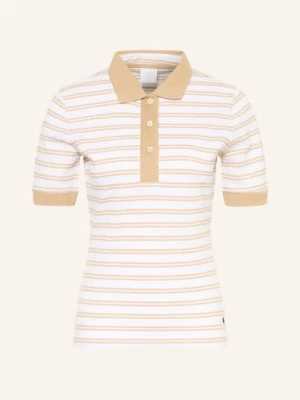 Obrázek produktu Bogner Pletené Polo Tričko velbloudí / bílá